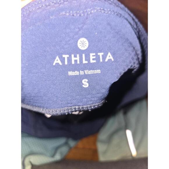 Athleta Women's Gradient Blue Capri Leggings Size S - Picture 2 of 3